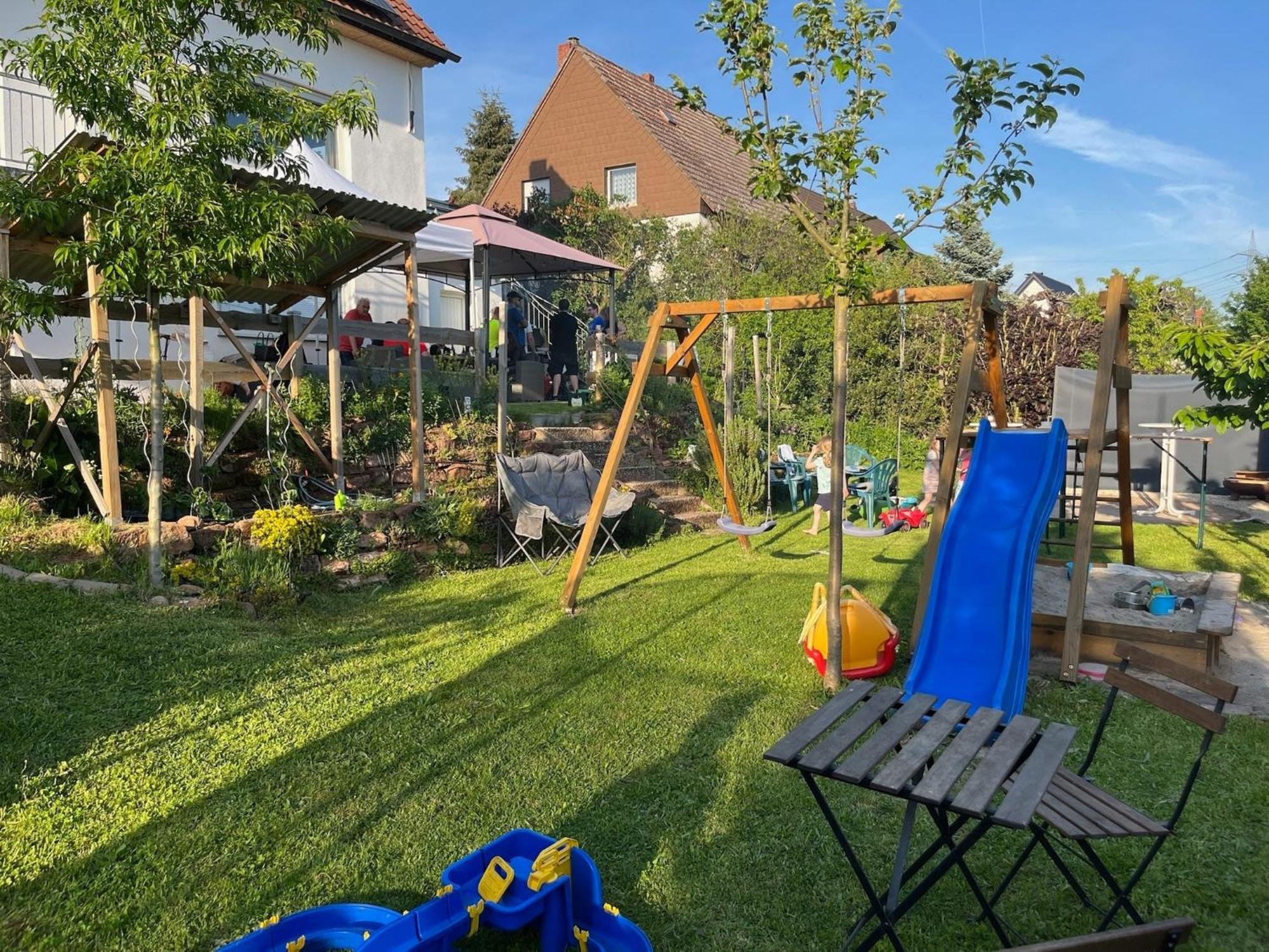 Sonnige Wohnung Mit Tollem Garten In Ruhiger Lage Otterbach Buitenkant foto